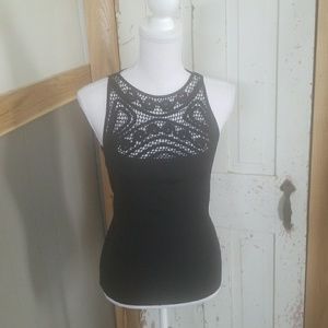 Sexy but sophisticated black tank